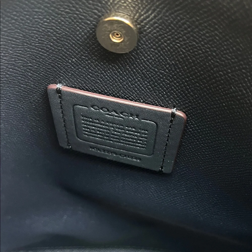 NWOT Coach Molly Bucket Crossbody Bag in Denim Signature Fabric - Picture 11 of 12